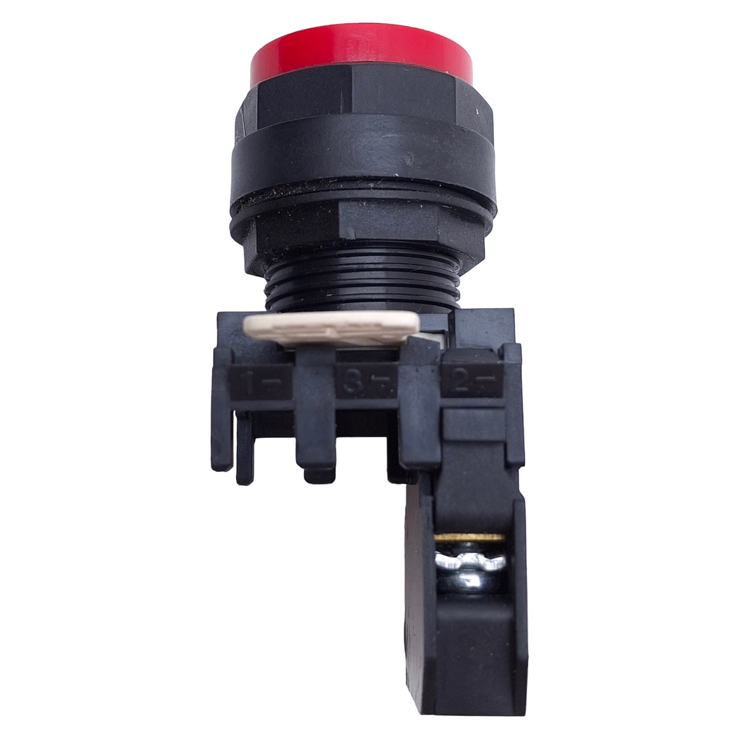 Used Eaton E22EB2B Red Momentary Extended Push Button ø22.5mm, 1NC, 600VAC 10A Max