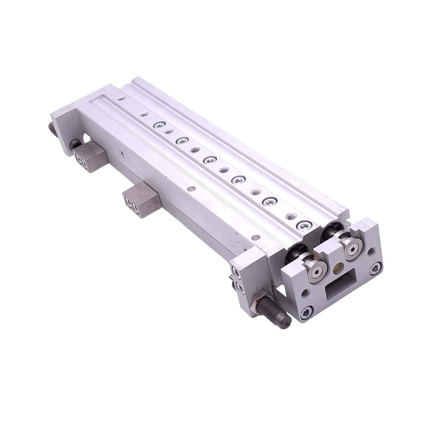 Used SMC MXS16L-125 Pneumatic Slide Table, 16mm Bore, 125mm Stroke, M5, 0.7MPa