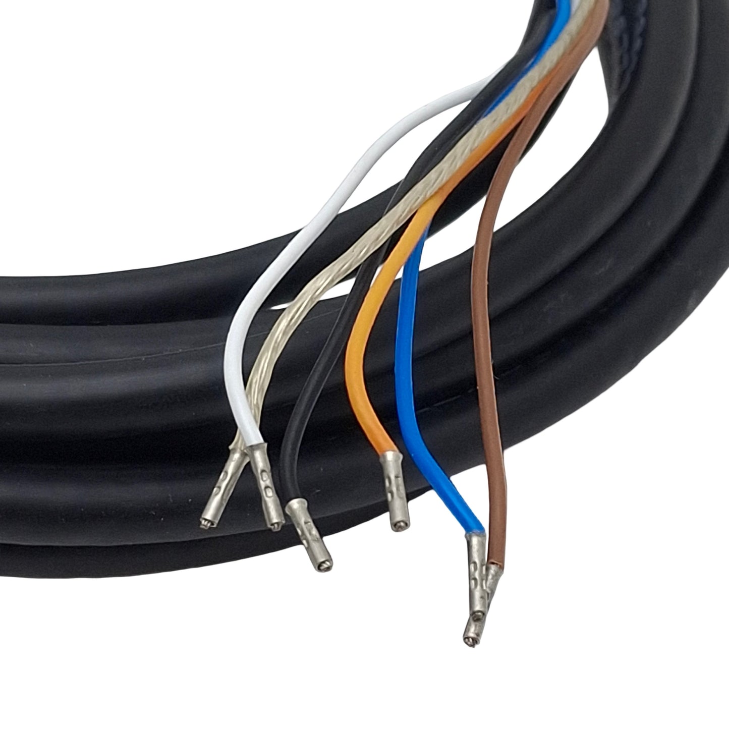 New – Open box Omron STI 60568-0030 Light Curtain Cable, M12 5-Pin Female to Flying Leads, 3.4m