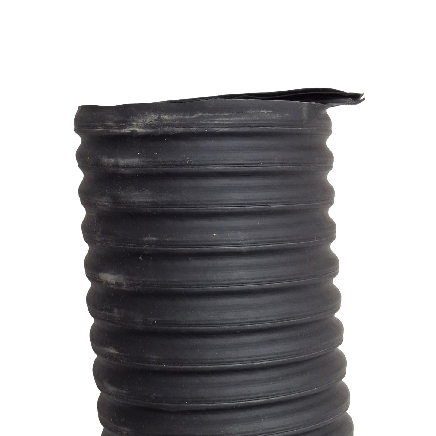 New – Open box Industrial Ducting Hose, 4in Inner Diameter, Corrugated, 25ft Length, Rubber