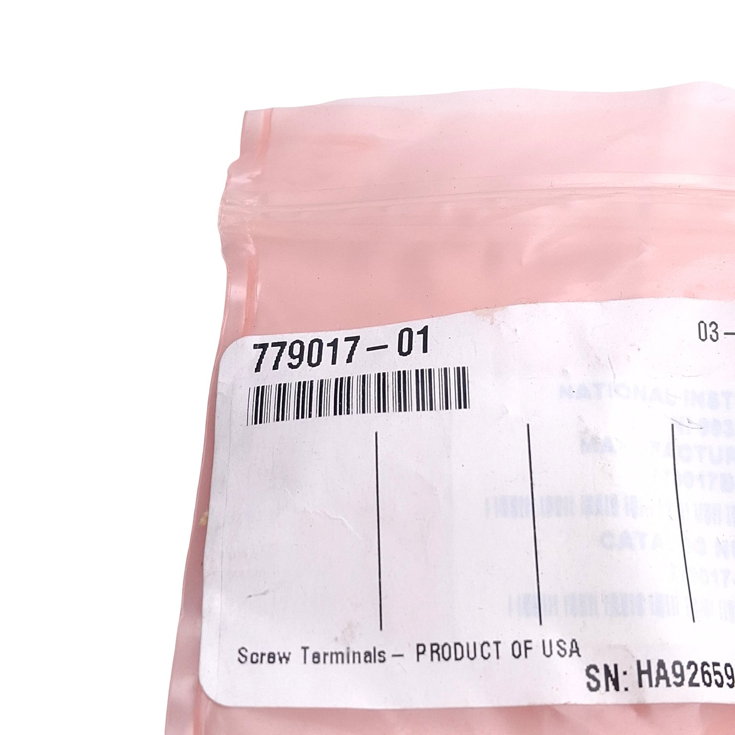 New National Instruments 779017-01 CompactRIO Terminal Backshell, 10 Position