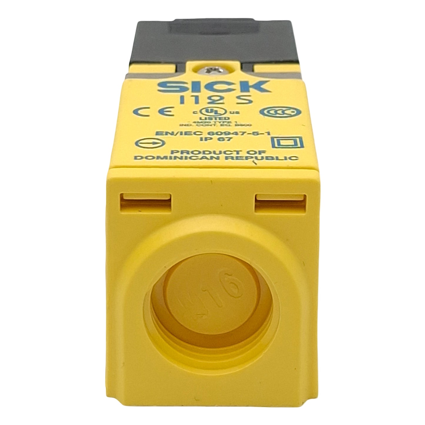 New SICK i12-SA113 Door Interlock Safety Switch, 1NC-1NO, 240VAC 3A, 6N Force, M16