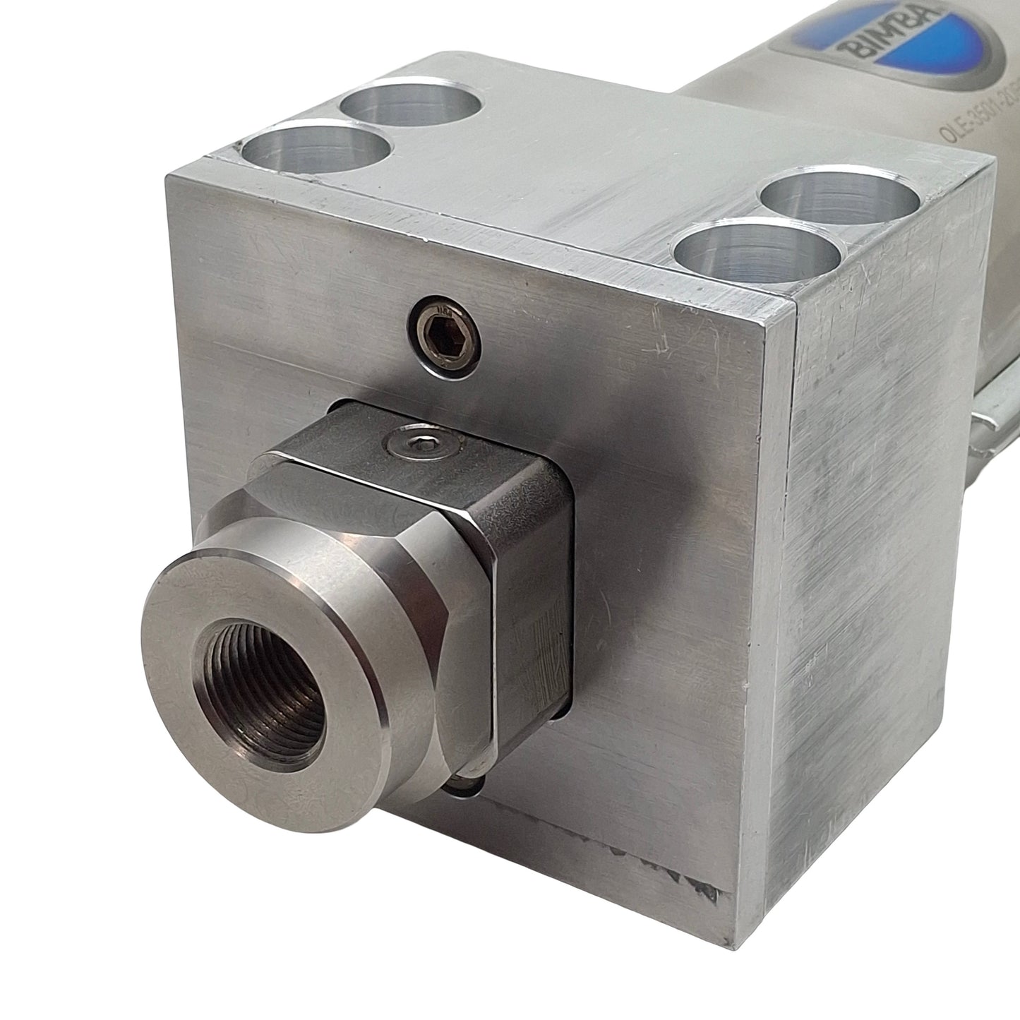 Used Bimba OLE-3501-20BF-FTNET3T4 Electric Linear Actuator, 1in Stroke, *No Motor*