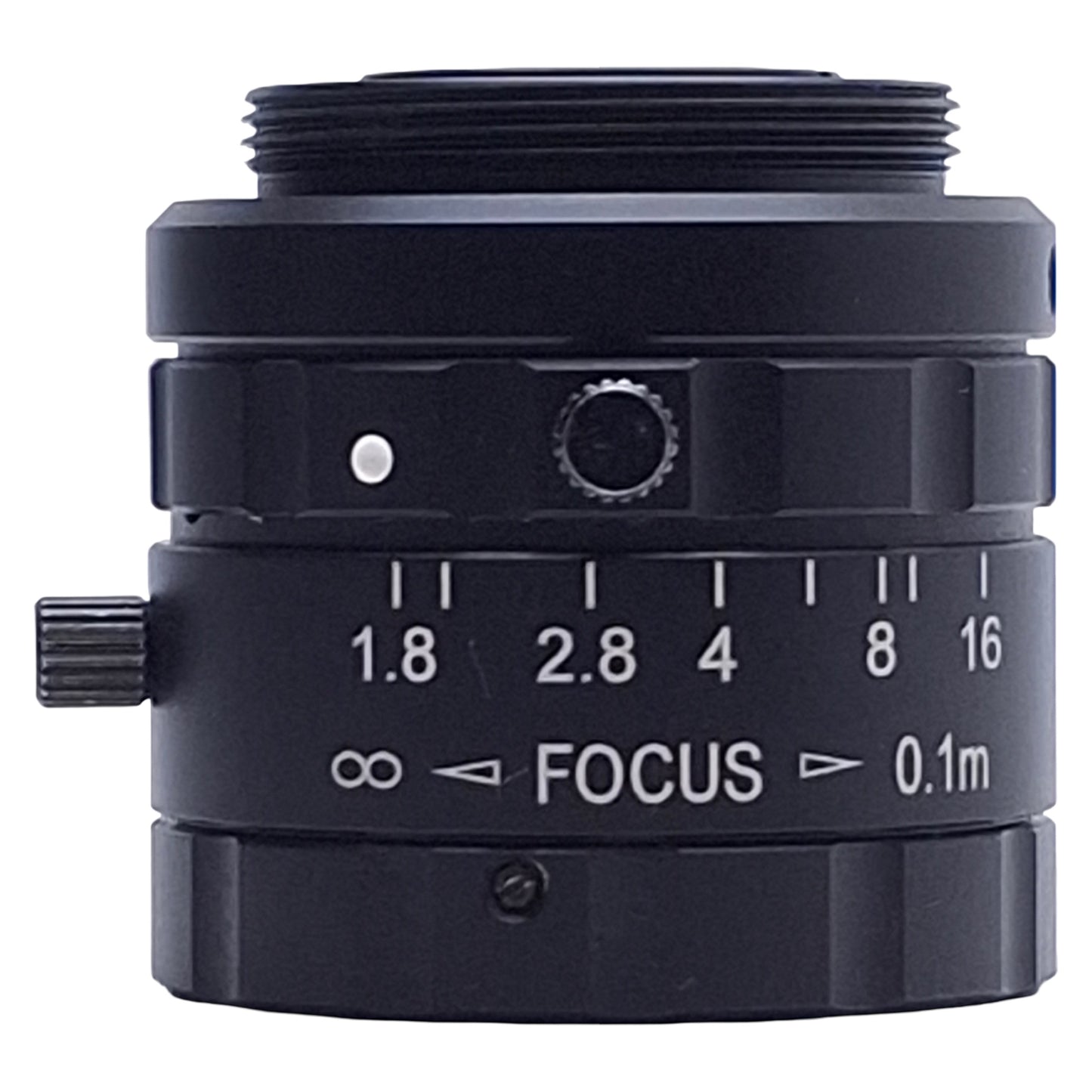 Used Edmund Optics 58001 Fixed Focal Length Compact Lens, 12mm, f/1.8-f/16, 2/3"