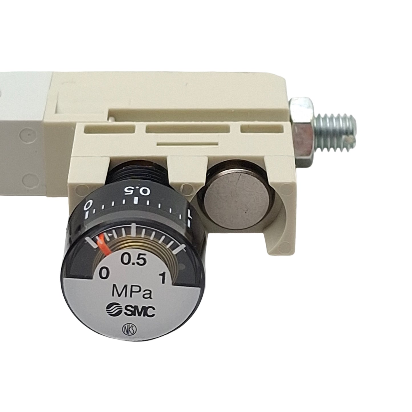 Used SMC SY30M-06-P Interface Regulator, 0.1-0.7MPa Set Pressure, 0-1MPa Gauge