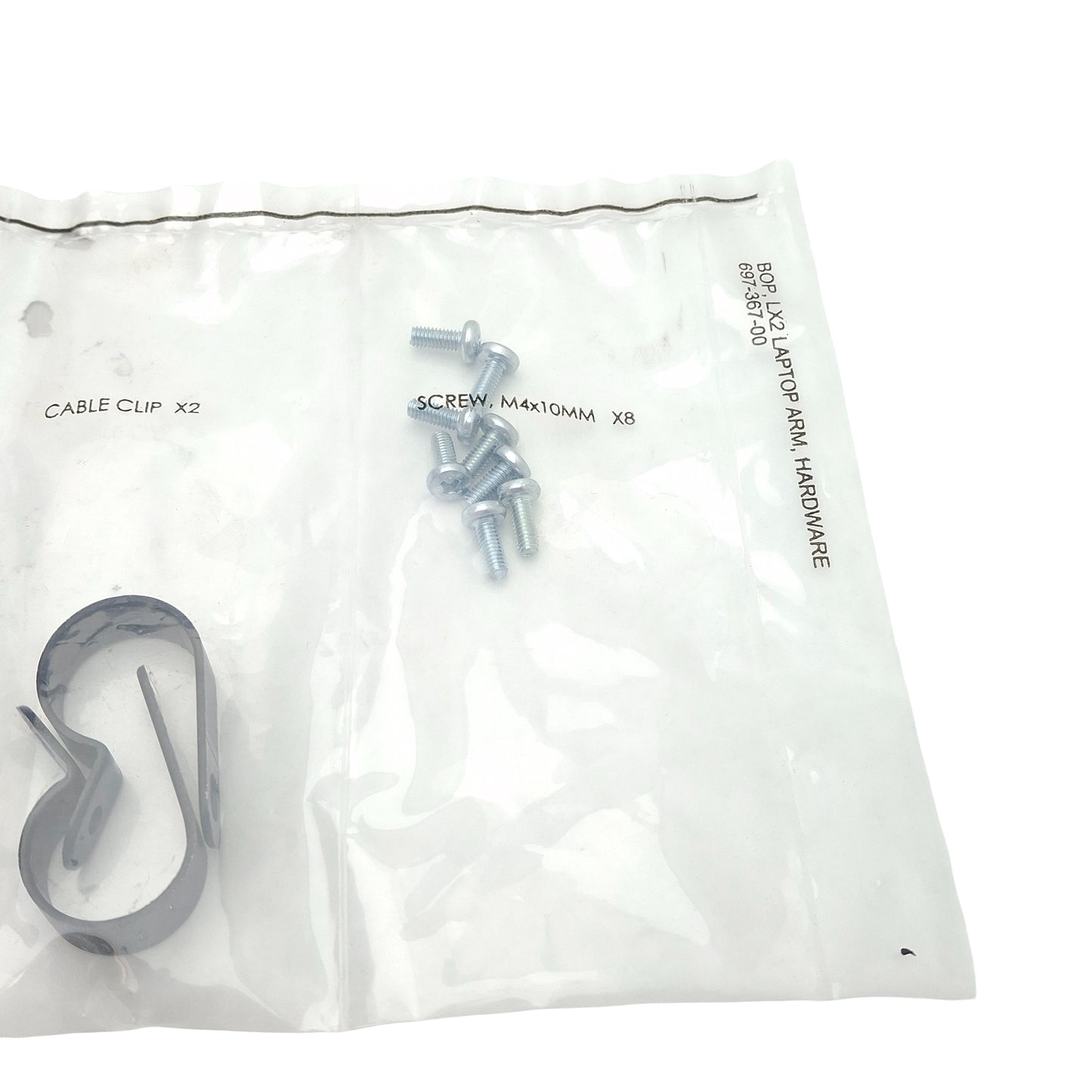 Used Ergotron 697-367-00 BOP LX2 Laptop Arm Hardware Accessory Kit, M4 Screws