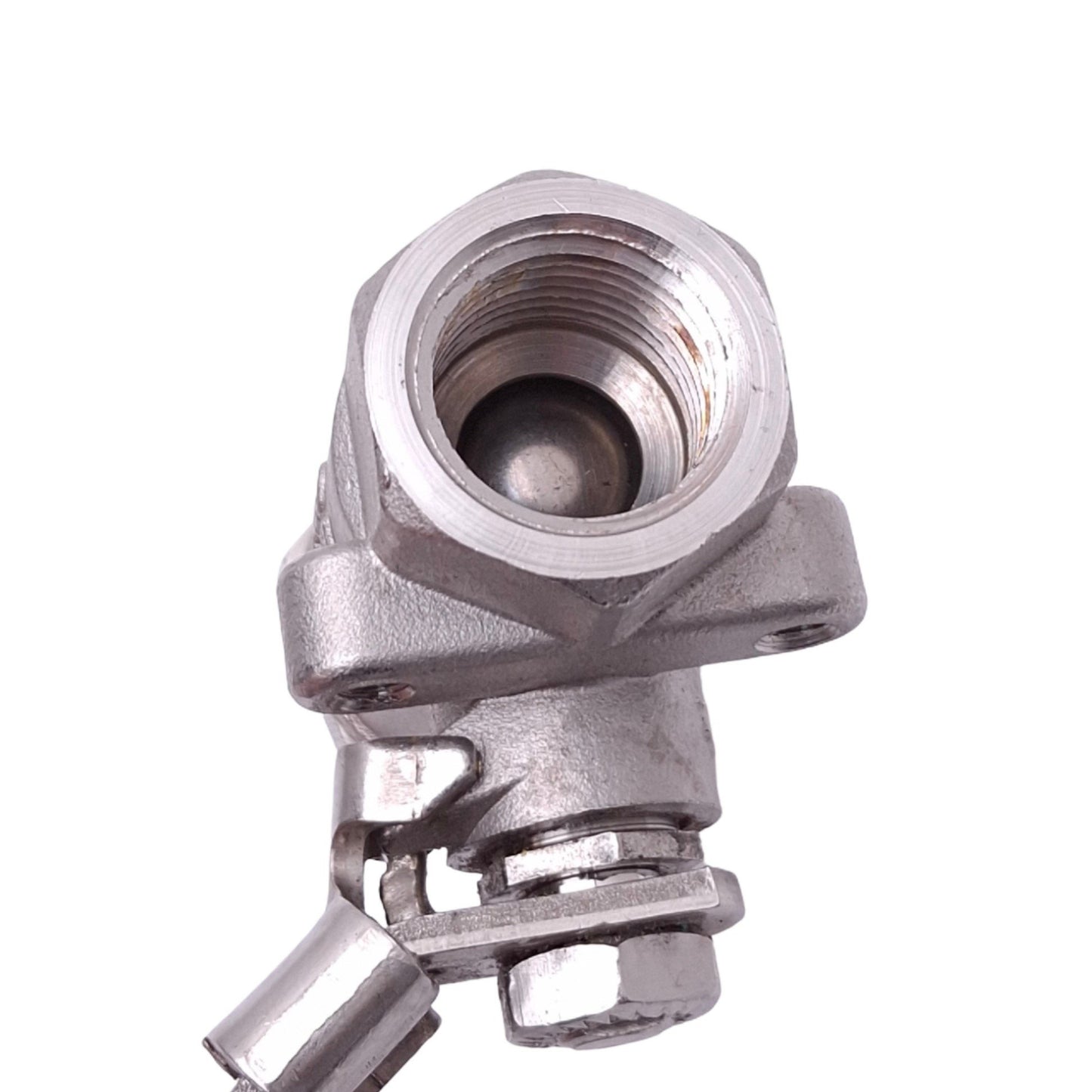 Used Apollo 76-103-27 Stainless Steel Manual Ball Valve, 1/2in NPT, 2000psi CWP