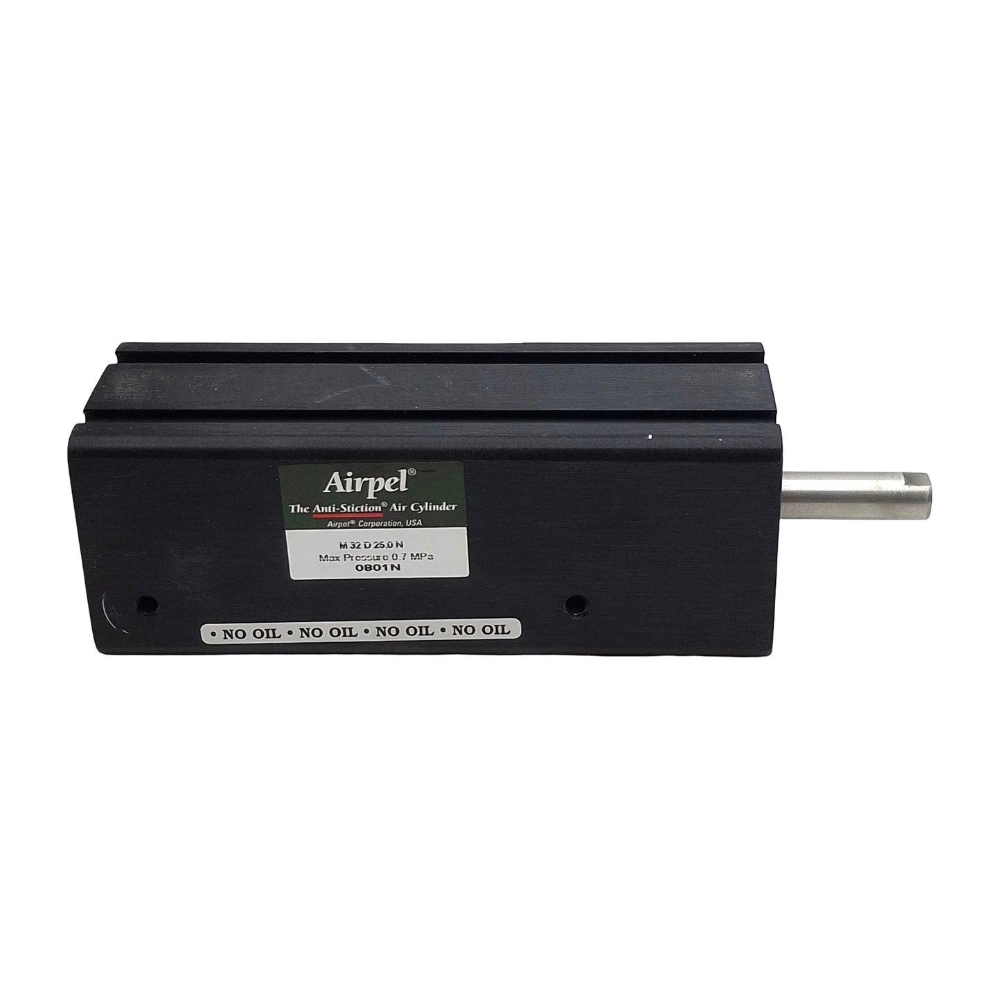 Used Airpel M32D25.0N Anti-Stiction Air Cylinder, ø32.5mm Bore, 25mm Stroke, 0.7MPa