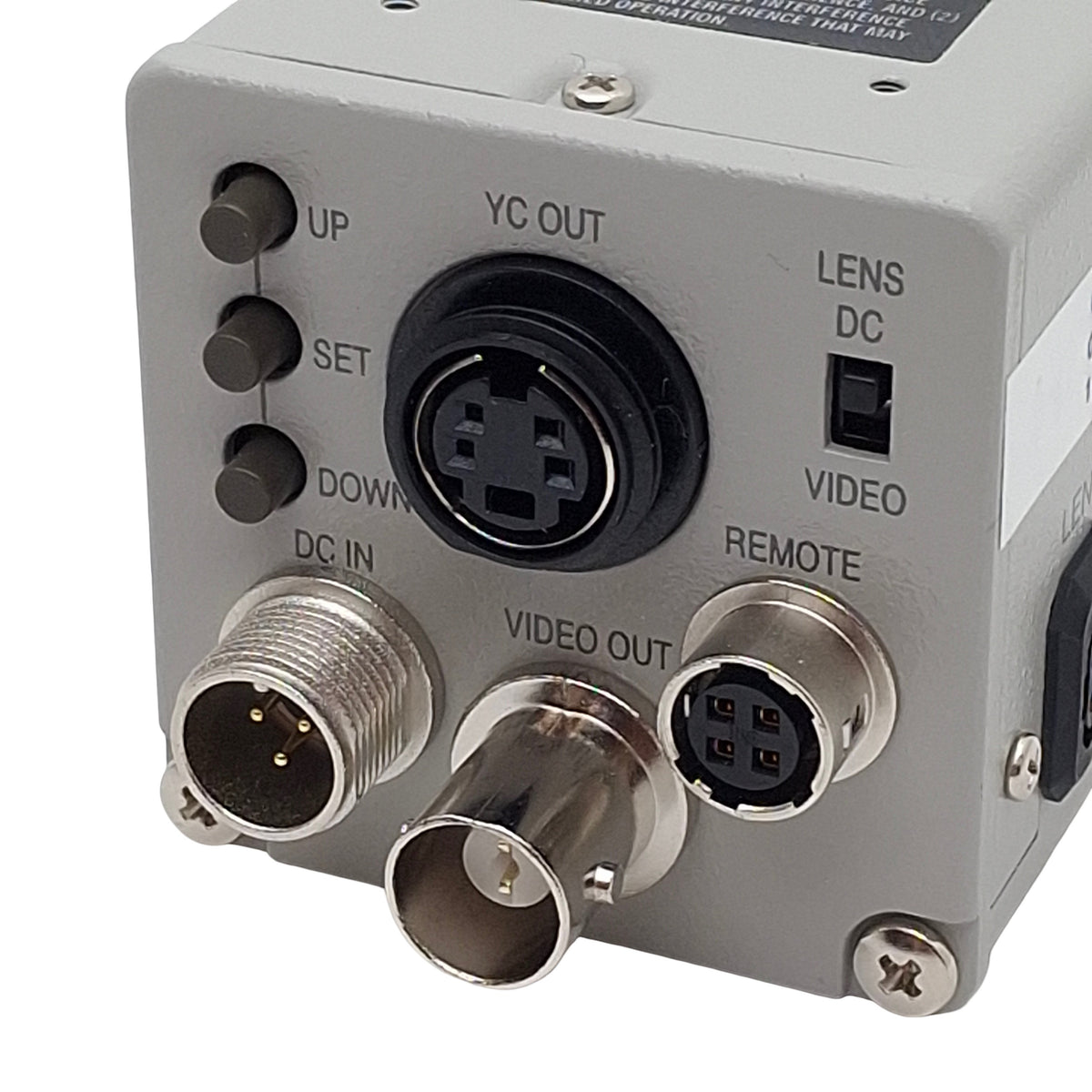 New Hitachi KP-D20BU CCD Color Camera, 1/2in, 12VDC, 768x494, S-Video Out, C-Mount