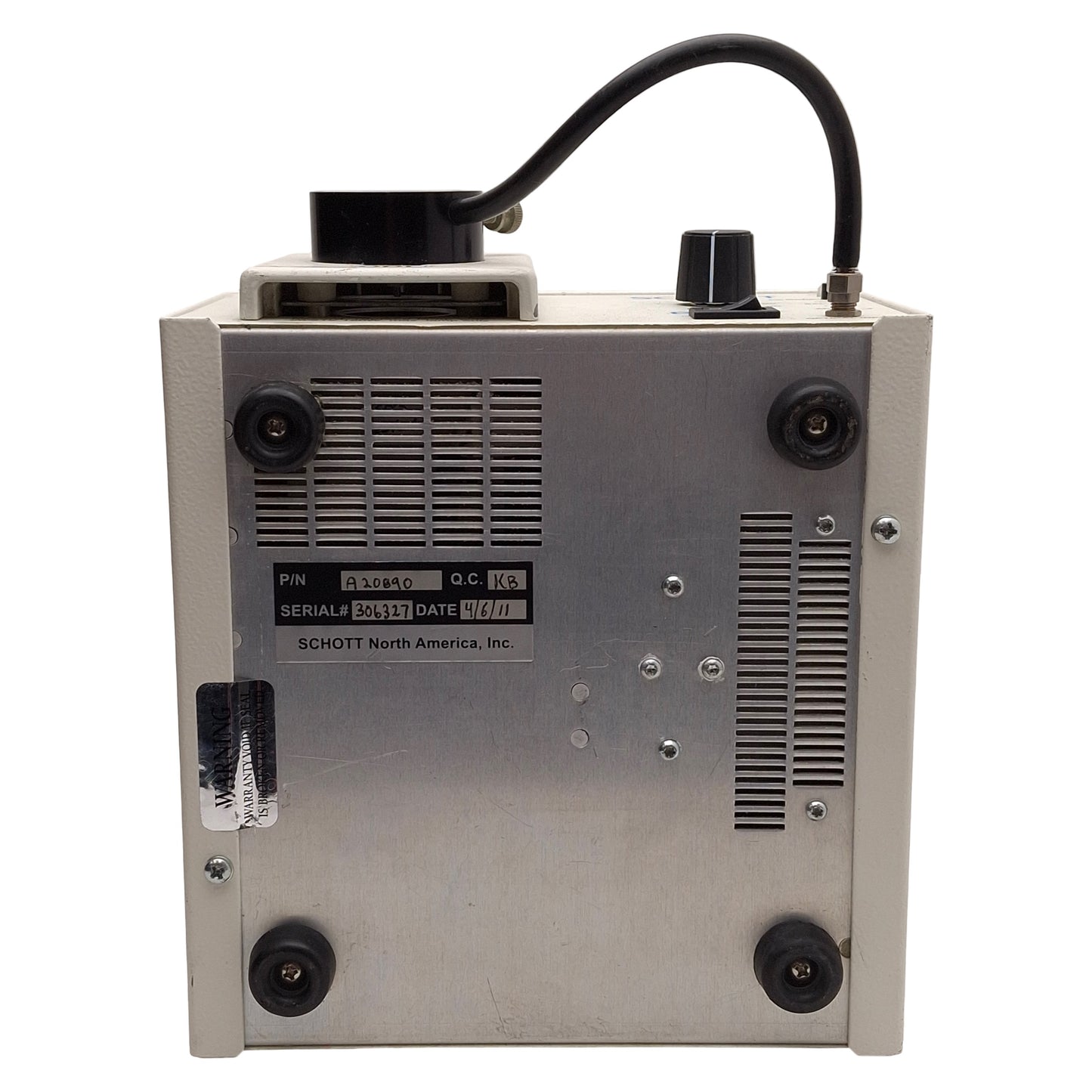 Used Schott A20890 DCR-IV Fiber Optic Light Source, 150W, 90-250VAC, RS-232, ø18mm