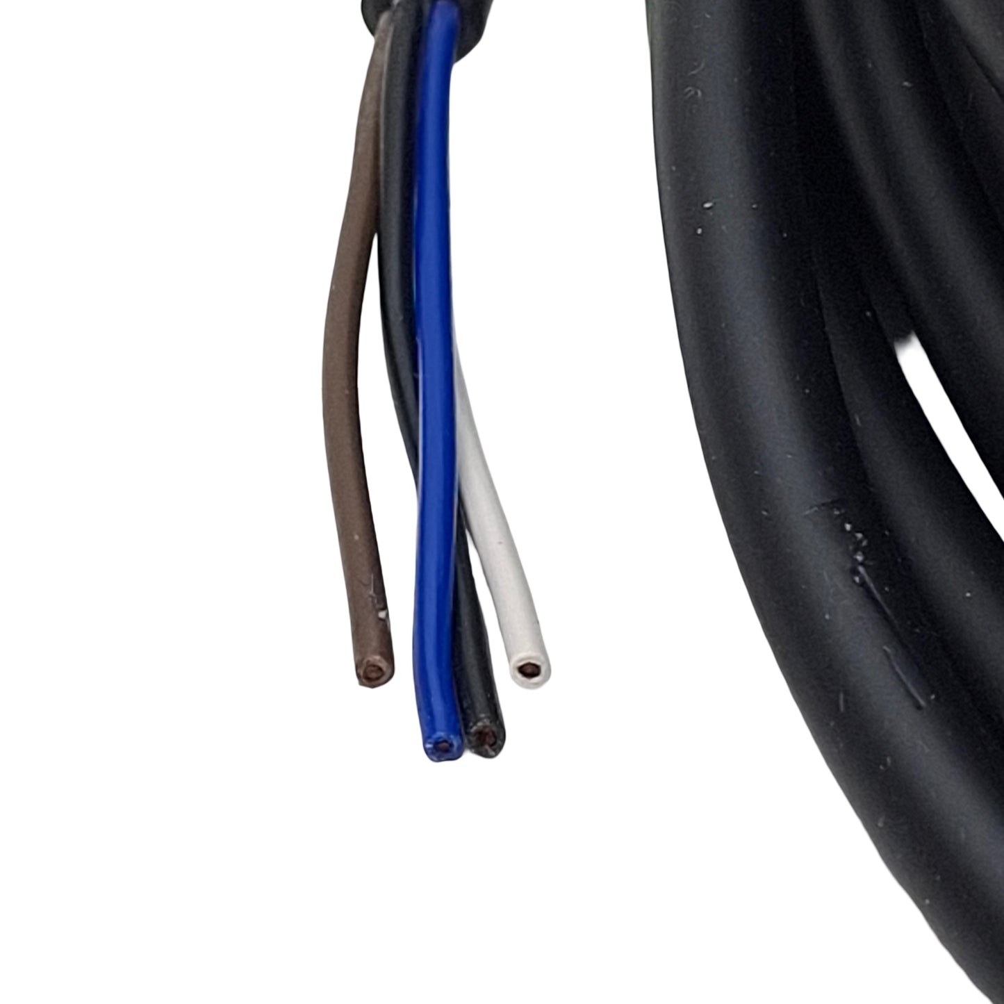 New – Open box Keyence OP-87635 Connector Cable, 4-Pin M12 Female to Leads, 4A 300VAC/DC, 10m