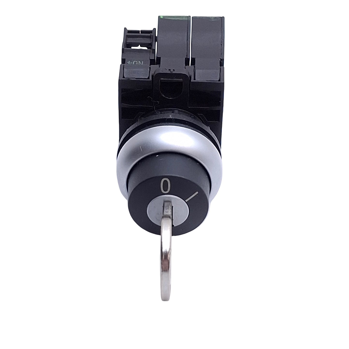 Used Eaton M22-WRMS1 Keyed Selector Switch, 2-Pos, Maintained, 3NO + 2NC, 600V 5A