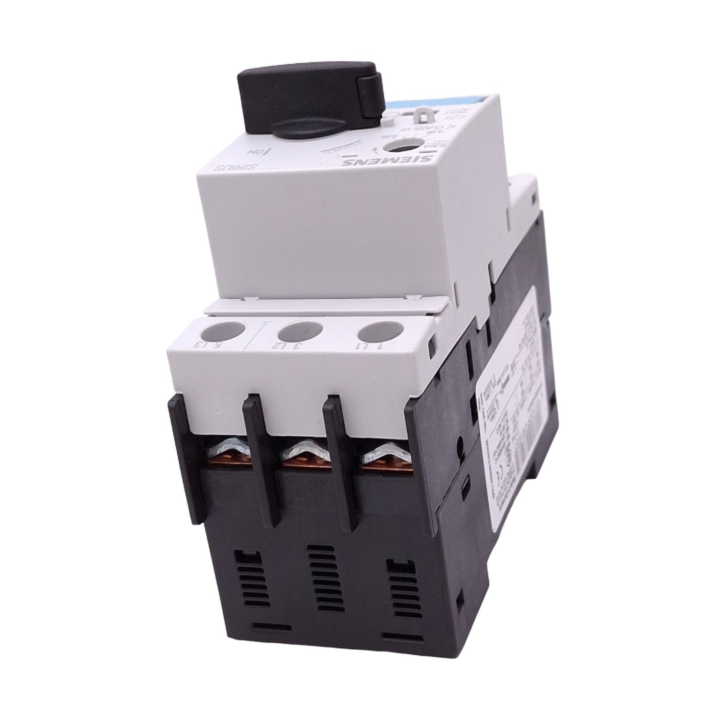 New – Open box Siemens 3RV1021-0DA10 SIRIUS Motor Circuit Breaker, 0.22-0.32A, 3-Pole, 0.09kW