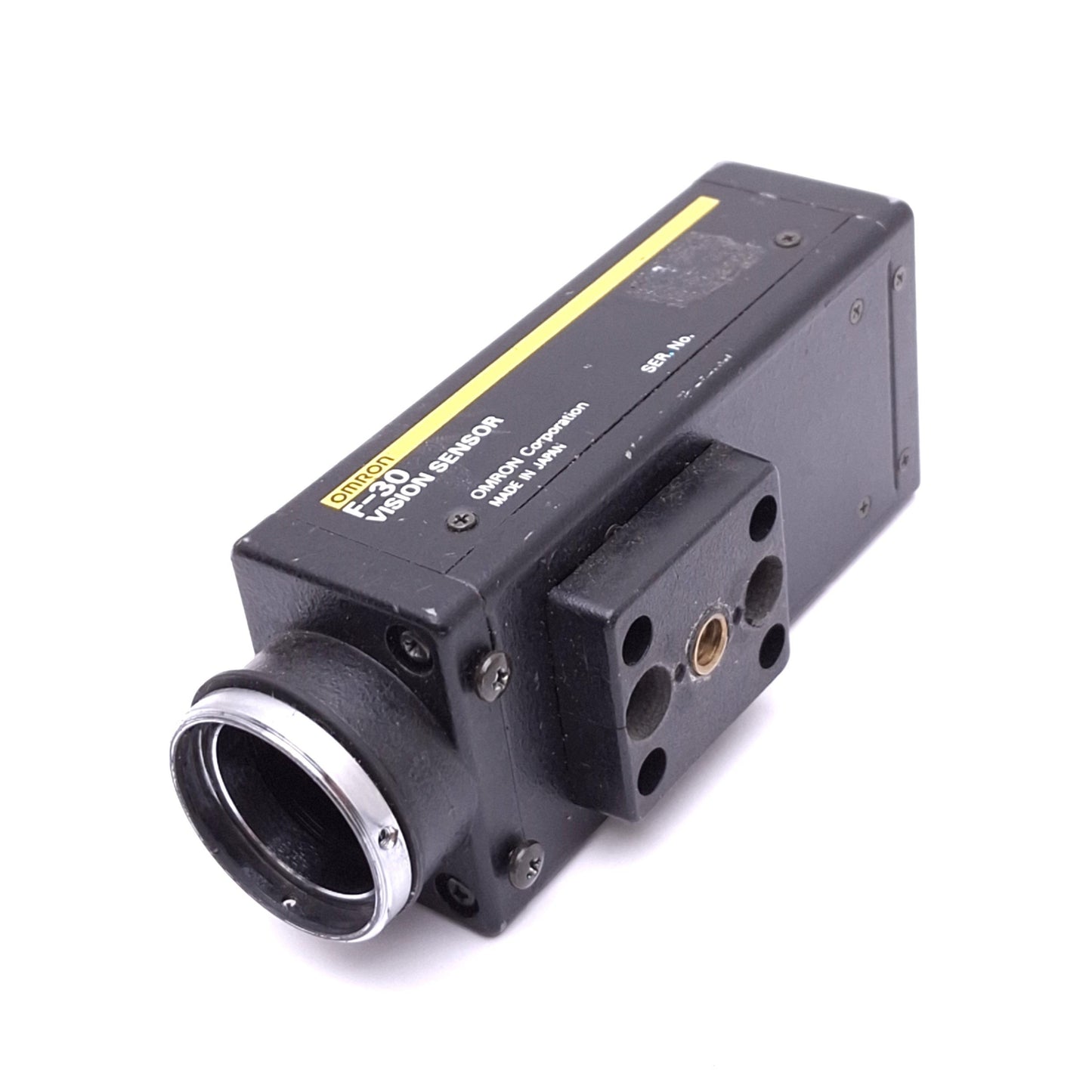 Used Omron F-30 Vision Sensor CCD Camera, 510x492, 100-130mm Range, 12VDC, C-Mount