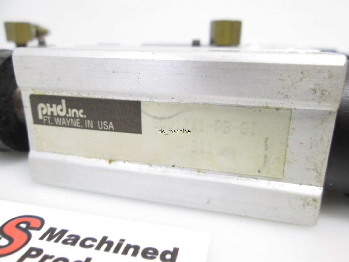 Used PHD SDD12X1-PB Pneumatic Cylinder 1"Bore x 2"Stroke