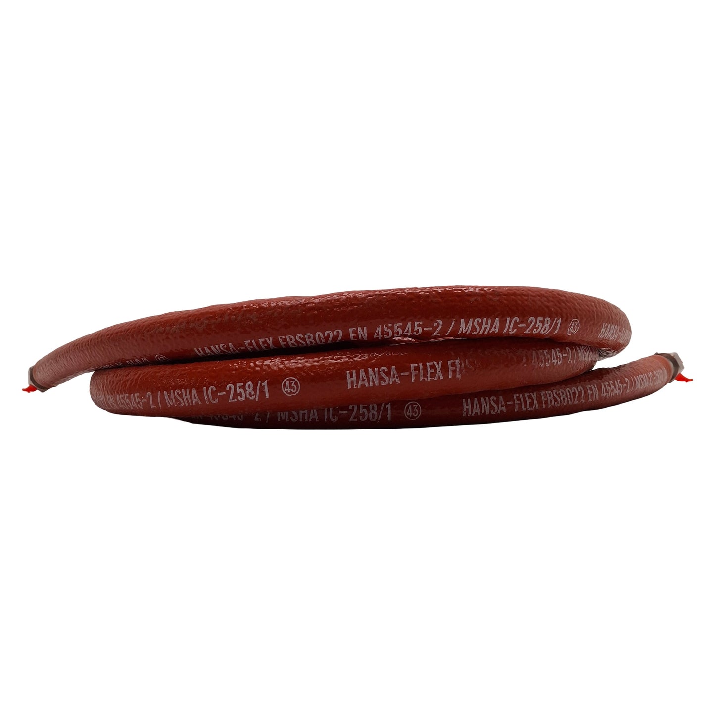 Used Hansa-Flex FBSB022 Heat Protection Hose ø22mm ID, 13ft Length, 260°C Max Temp