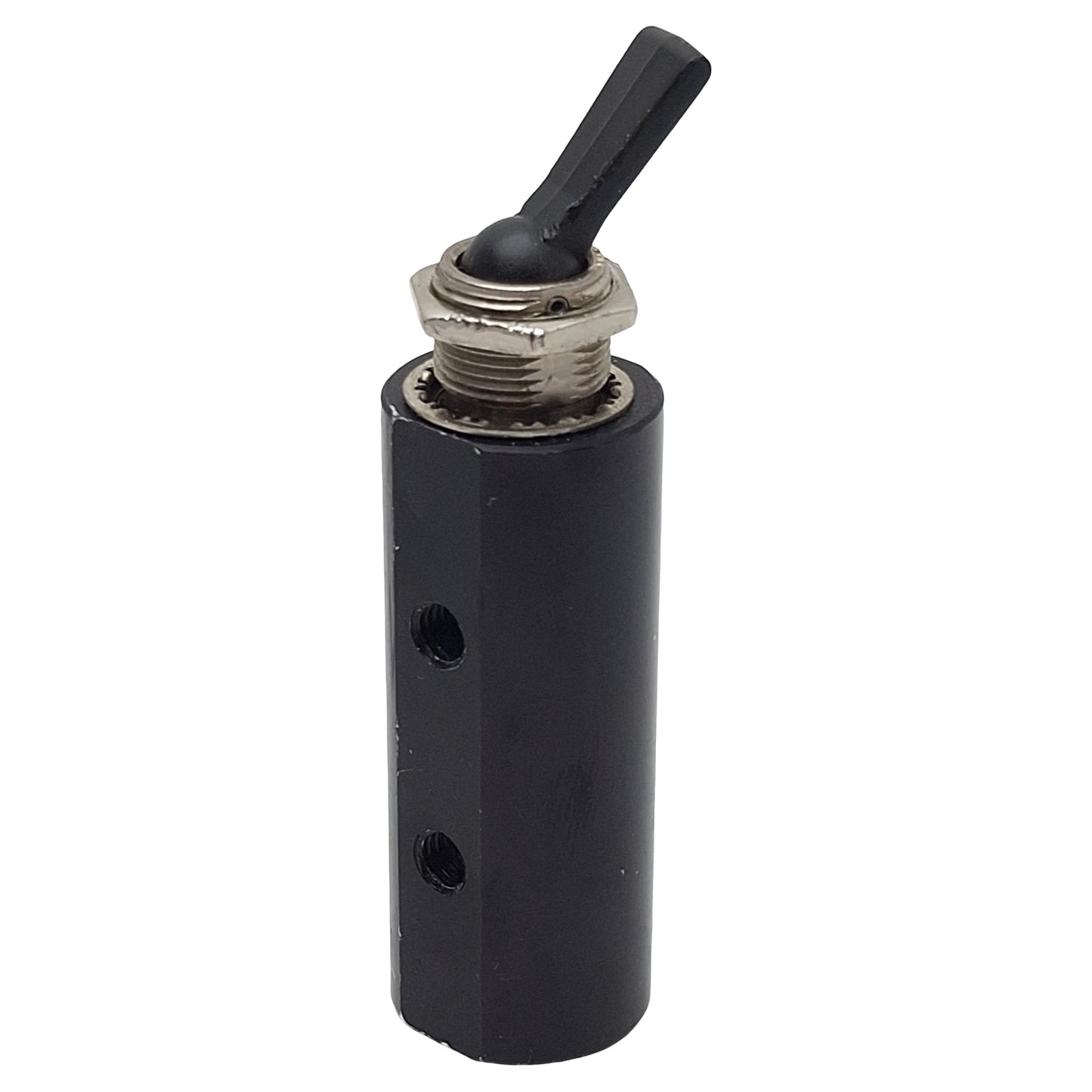 Used Pneumadyne HP45-100-DT Detented Toggle Air Control Valve, 4-Way, 5-Port, #10-32