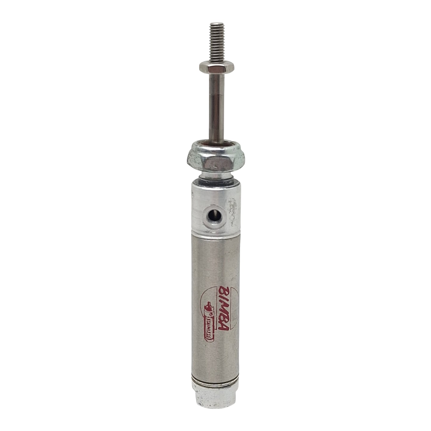 Used Bimba LT-021-D Pneumatic Cylinder, ø9/16in Bore, 1in Stroke, #10-32, 250psi