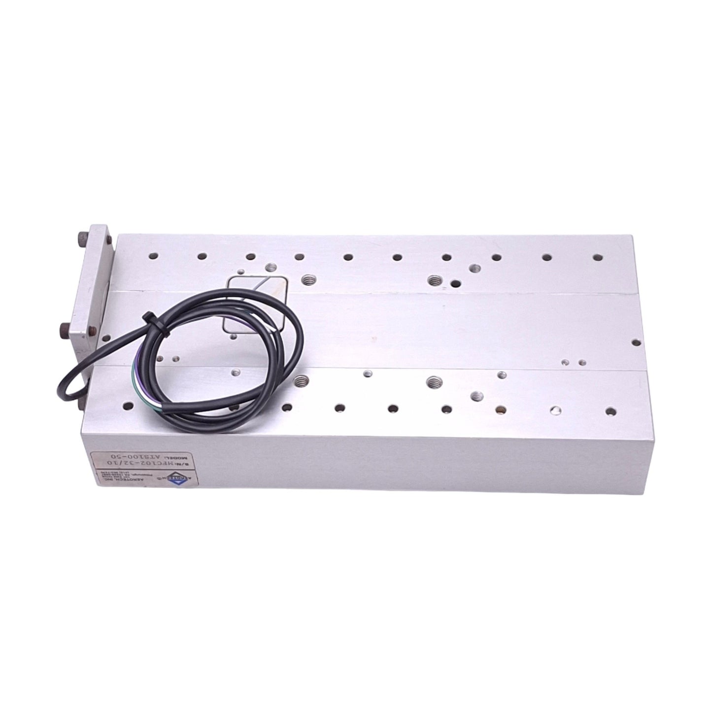 Used Aerotech ATS100-50 Ball Screw Linear Actuator, 50mm Travel, 2mm Lead, NEMA 23