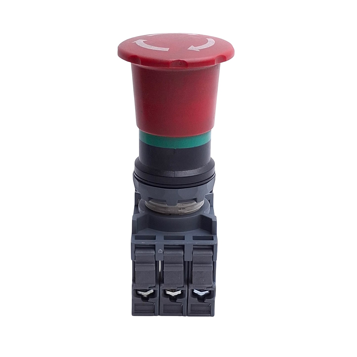 Used ABB MPET4-10R E-Stop Push Twist Release Button ø22mm, 3NC Contact, 690V 10A