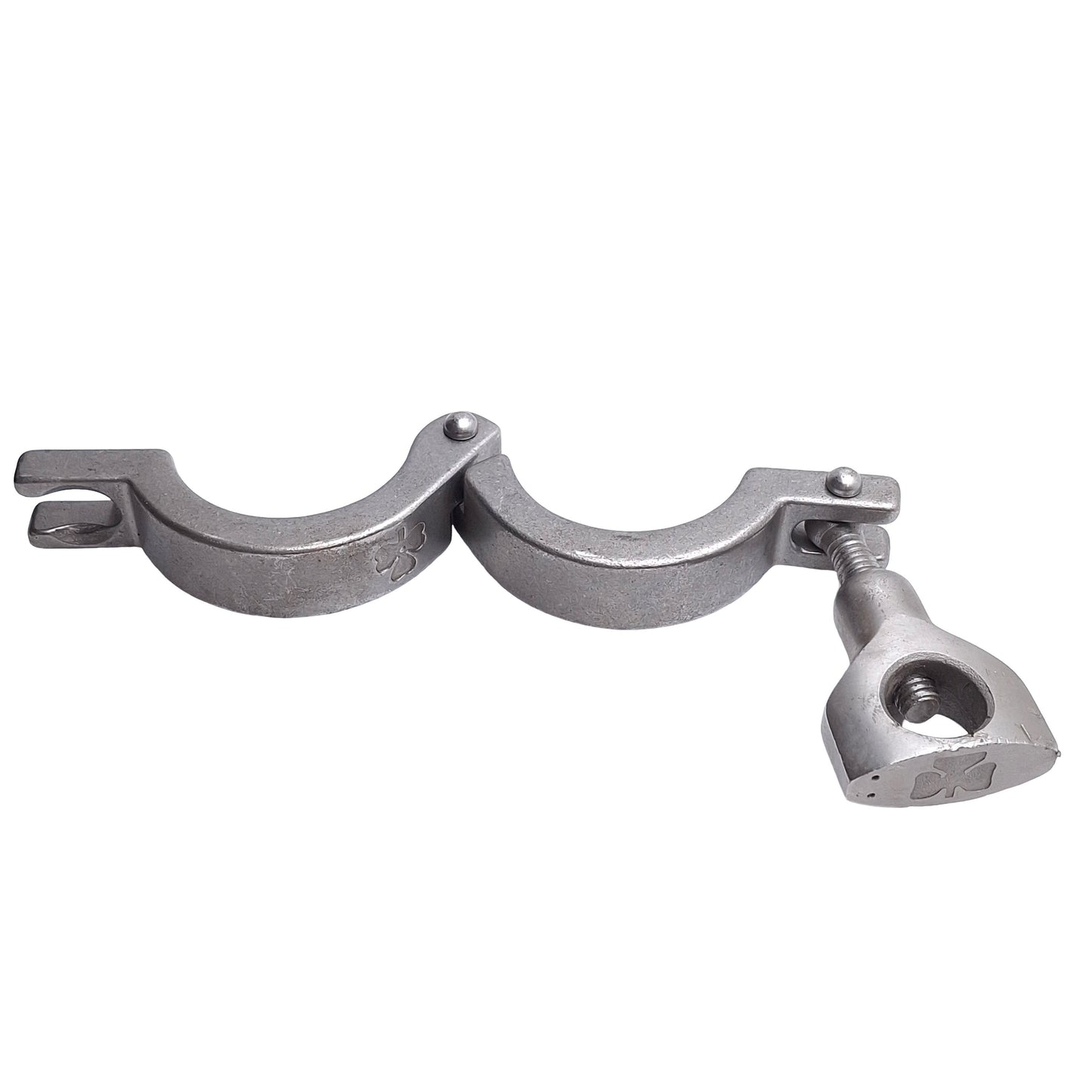 Used Lot of 5 Tri-Clover 211053 Stainless Steel Clamp Sanitary Fittings Size: 1-1/2in