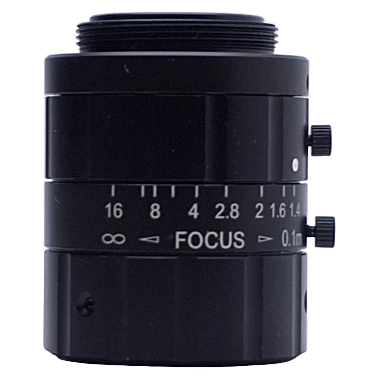 Used Edmund Optics 59870 Fixed Focal Length Lens 2/3", 16mm FL, f/1.6-1.6, C Mount