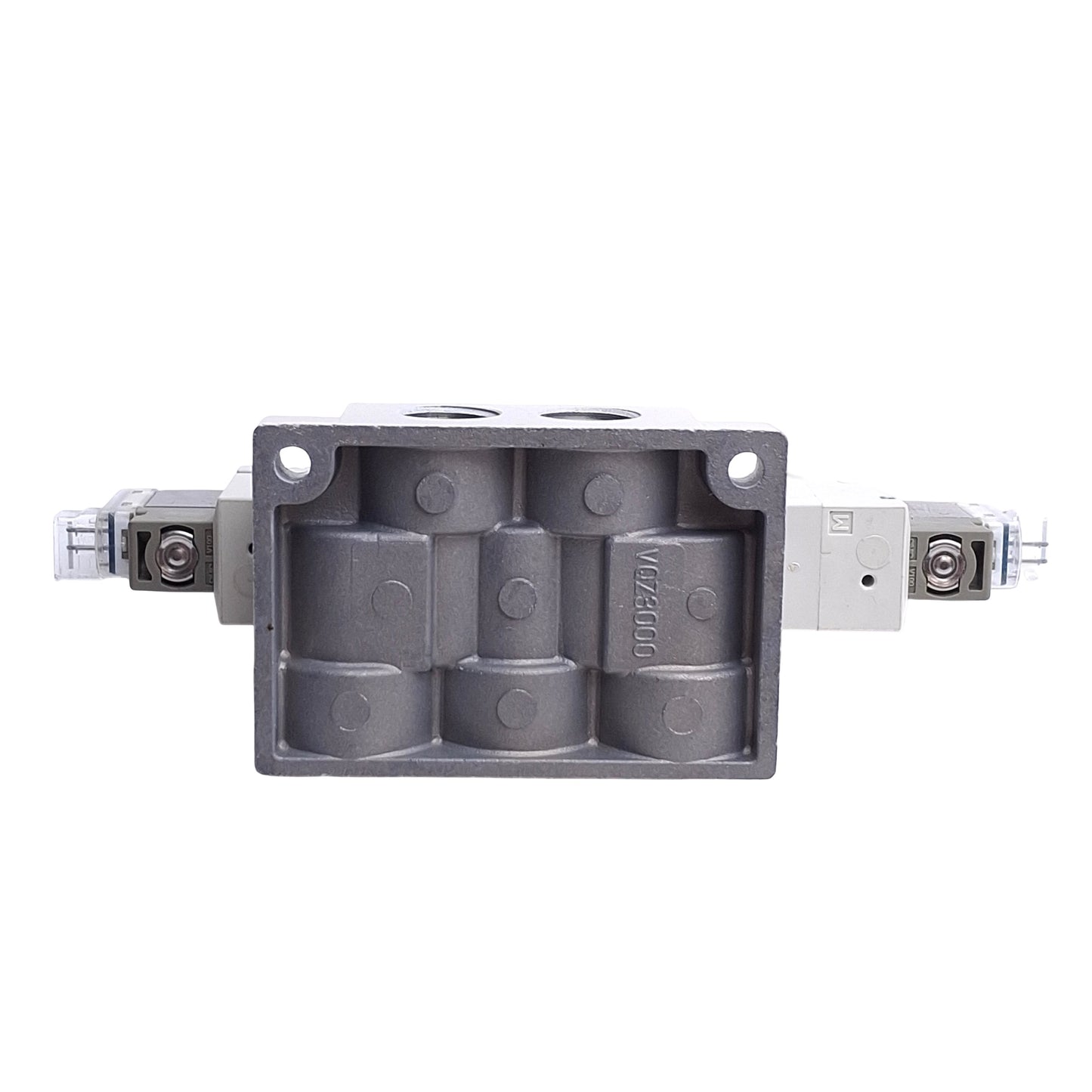 Used SMC VQZ3450B-5L1-X568 Solenoid Valve, 5/3-Way, 0.15-0.7MPa, 24VDC Coil Voltage