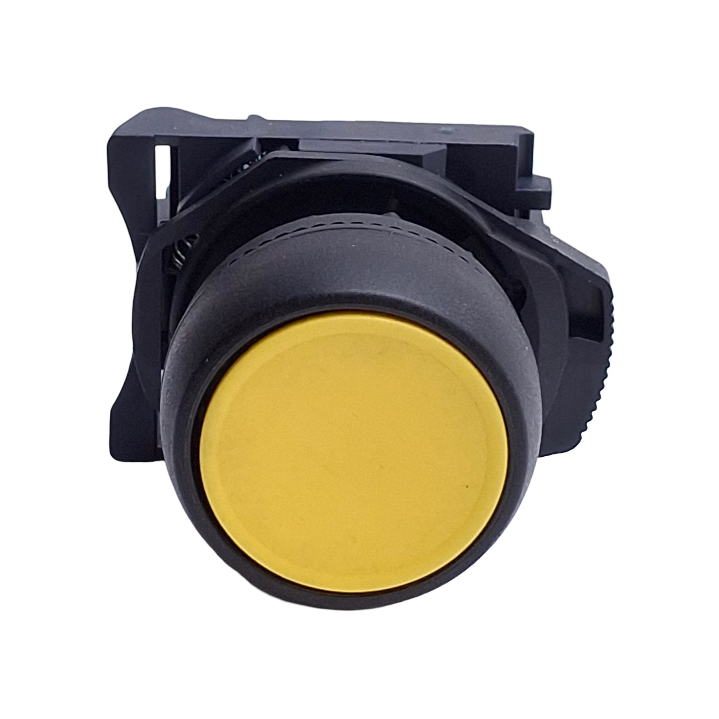 Used Allen Bradley 800FP-F5 Momentary Flush Non-Illuminated Yellow, Pushbutton 1NO