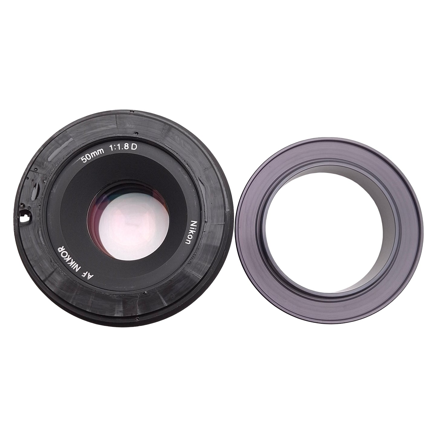Used Melles Griot 59 LGB 450 Invaritar Nikon AF Nikkor Lens, 50mm, F/1.8, M52x0.75