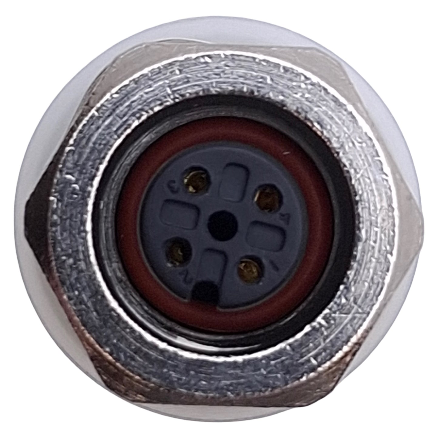Used RJG J-LX1 Single Feed-Through Junction For eDART or CoPilot Systems, M12 4-Pin