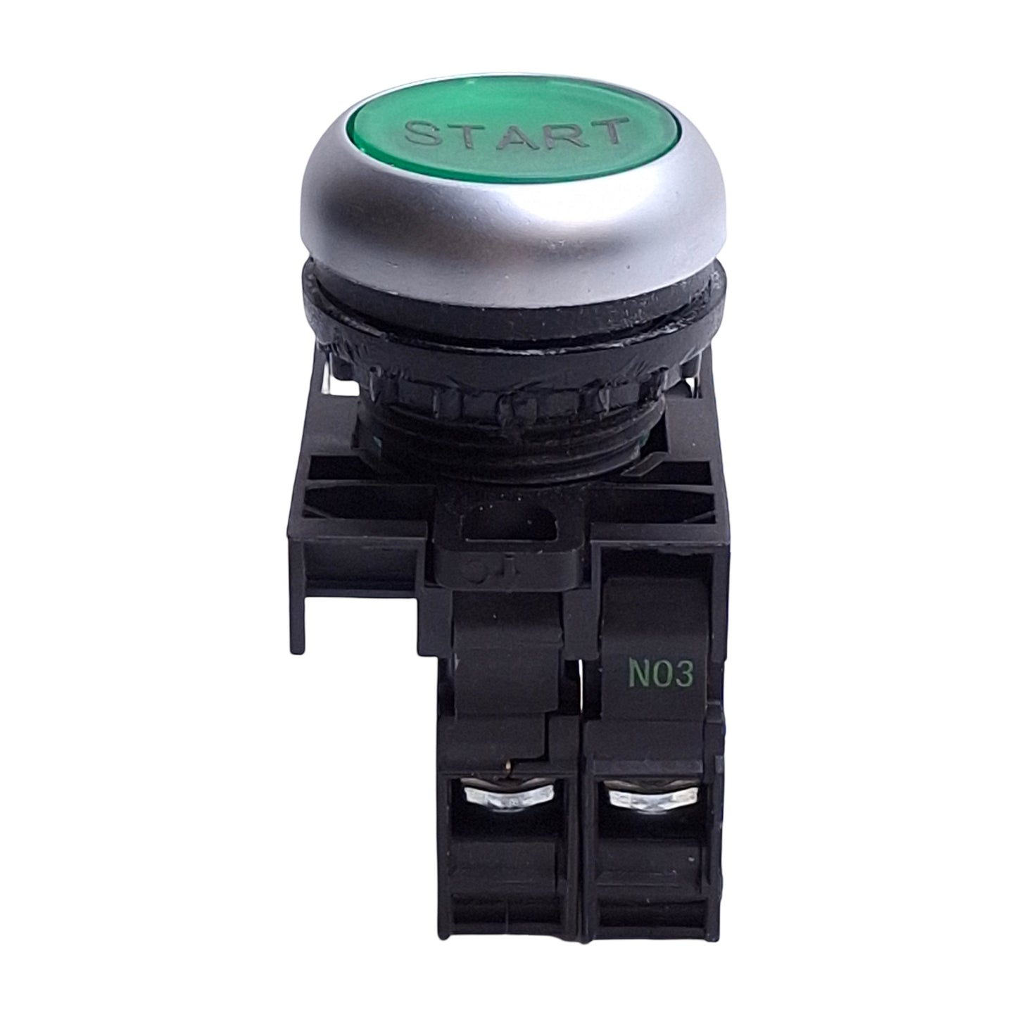 Used Baco L21AH20-3EAGL10 *Start* Pushbutton Switch Momentary Green 1NO 500V 4A 22mm