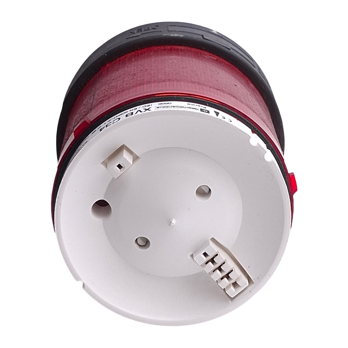 Used Telemecanique XVBC34 Tower Stack Light, ø70mm, 250VAC/DC, Red, Steady *No Bulb*