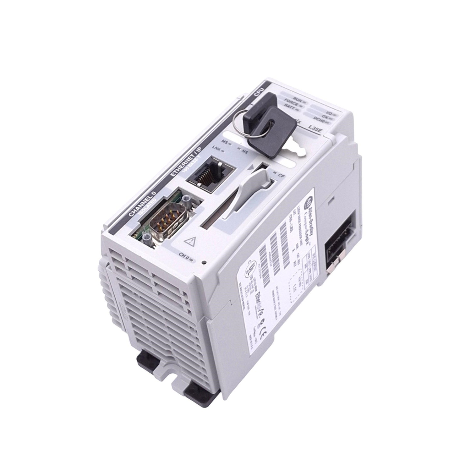 Used Allen Bradley 1769-L35E CompactLogix 5335E Controller, 1.5MB, Ethernet/IP, 24VDC