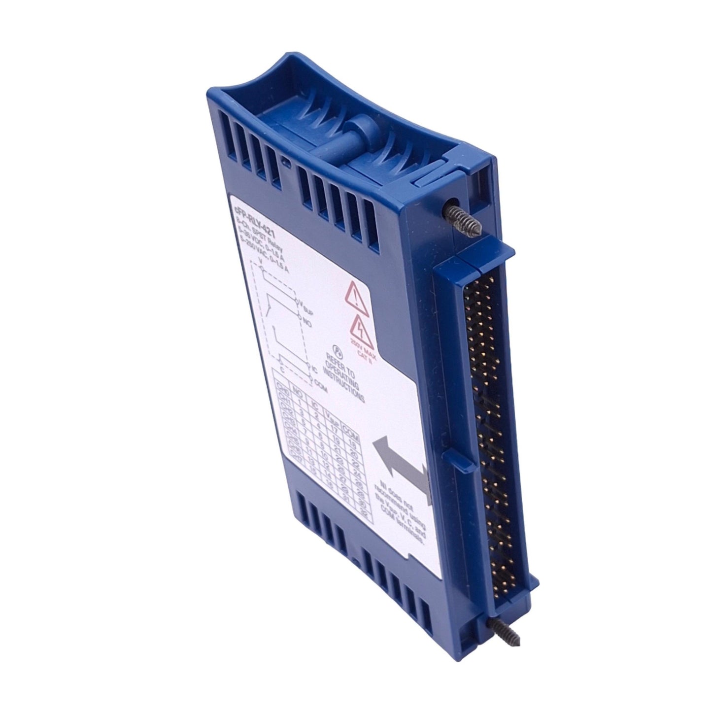 Used National Instruments cFP-RLY-421 Relay Output Module, 8Ch SPST, 5-35VDC/5-250VAC