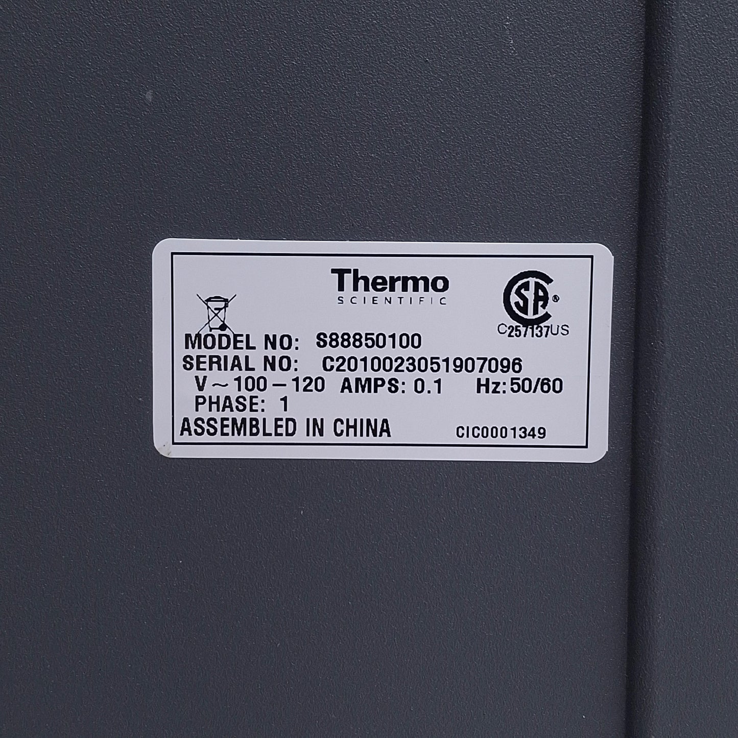 Used Thermo Scientific S88850100 Cimarec+ Stirring Plate, 10.25 x 10.25in, 120VAC US