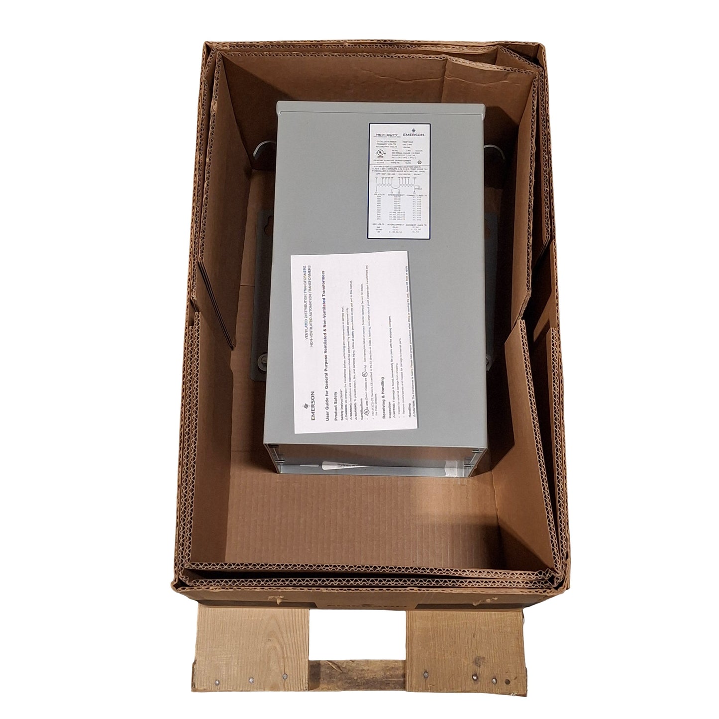 New Emerson HS5F10AS Hevi Duty Transformer 240x480 Primary, 120/240 Secondary, 10kVA