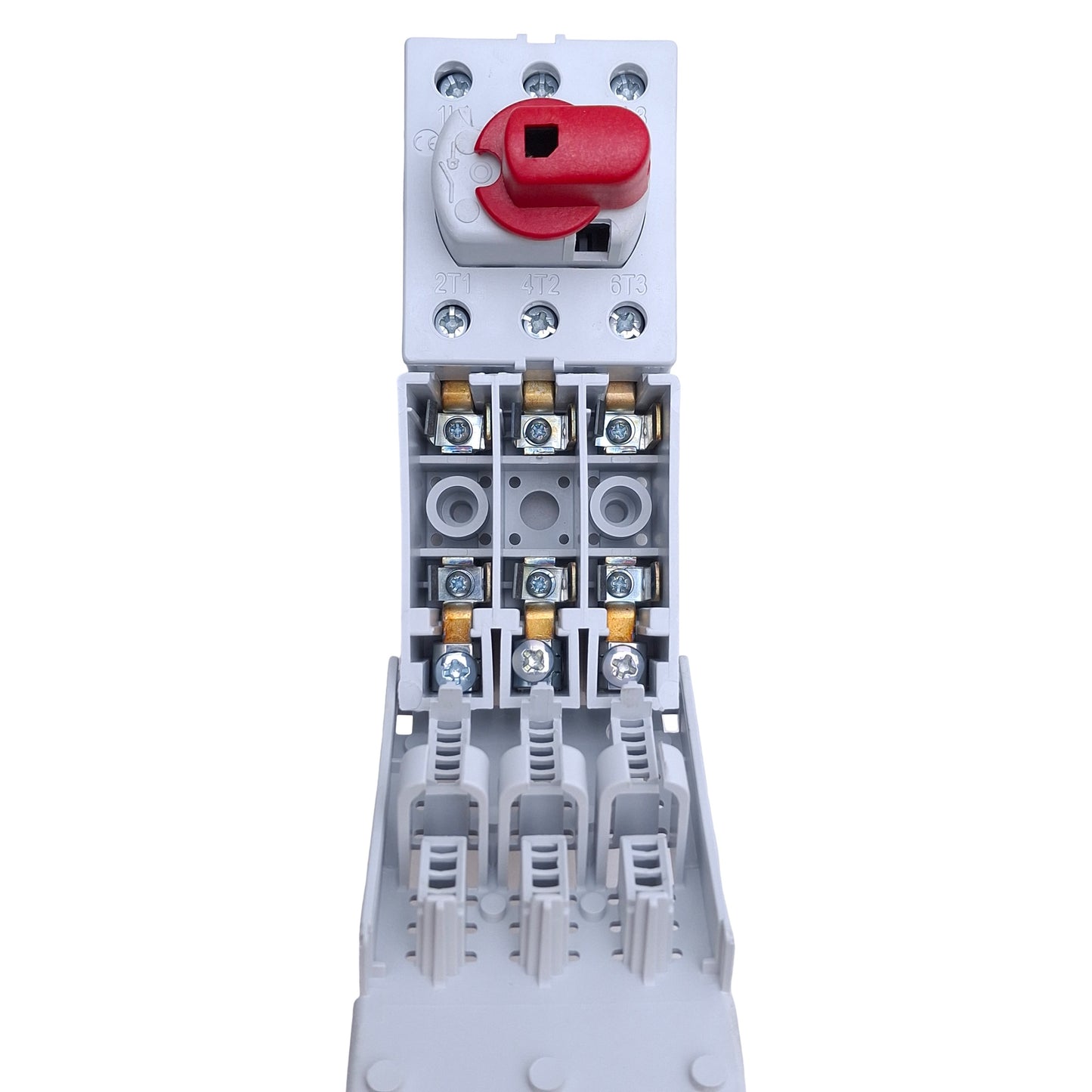 Used KATKO KU 340N Motor Disconnect w/ KV10x38 Fuse Holder 3-Pole, 40A, 600VAC