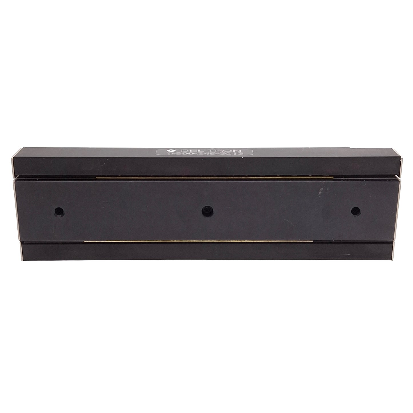 Used Del-Tron RS3-6 Crossed Roller Slide, 2.62in x 9in, 6in Travel *Milled Corner*