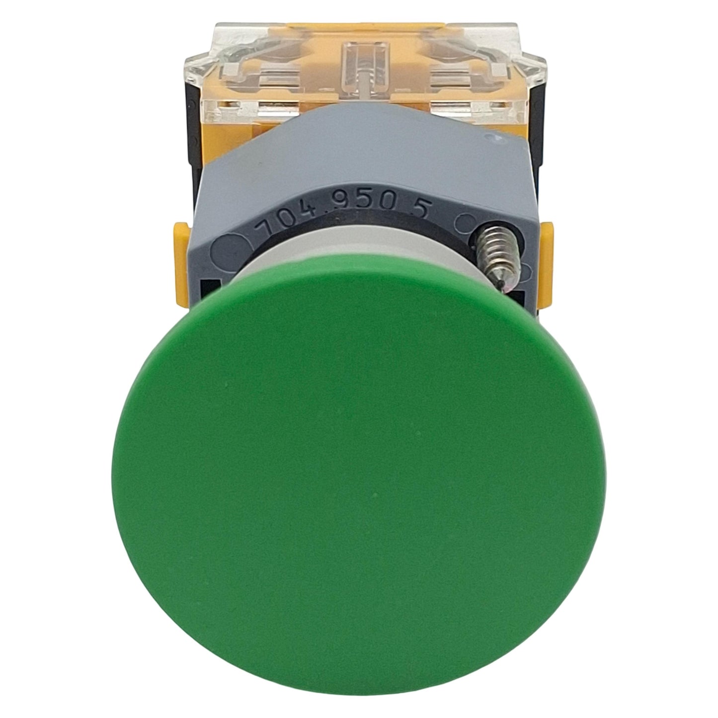 Used EAO 704.900.5 Green Momentary Push Button Switch, ø22mm, 1NC/1NO, 10A 500VAC Max