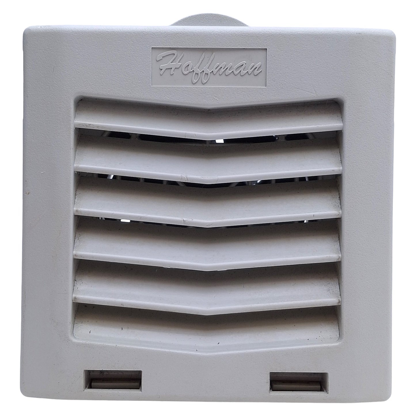 Used Hoffman HF0424414 nVent Side Mount Filter Fan, 24V DC, 21CFM, 112 x 113 x 80mm