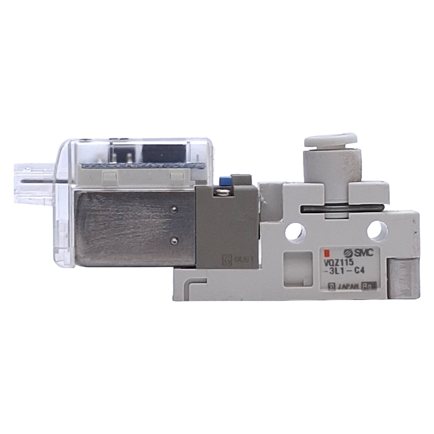 Used Lot of 2 SMC VQZ115-3LT-C4 Solenoid Valve 2-Pos 3-Port, 0.7MPa Max, 110VAC Coil