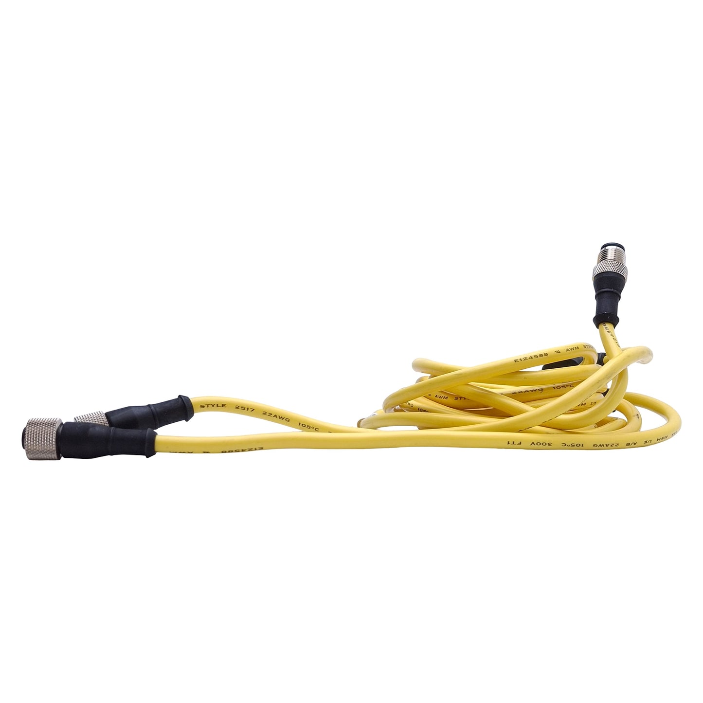 Used Banner CSB-M1288M128 QD Splitter Cable 8-pin M12 Male to Female, 9ft Length