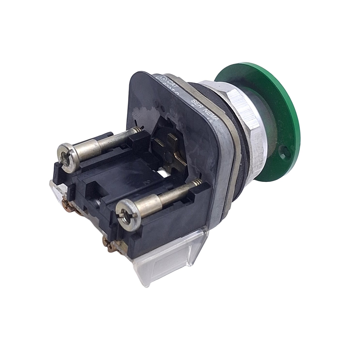 Used Allen Bradley 800T-D1D1 PushButton Switch, Momentary, 30mm, 1NO, 600VAC 10A Max