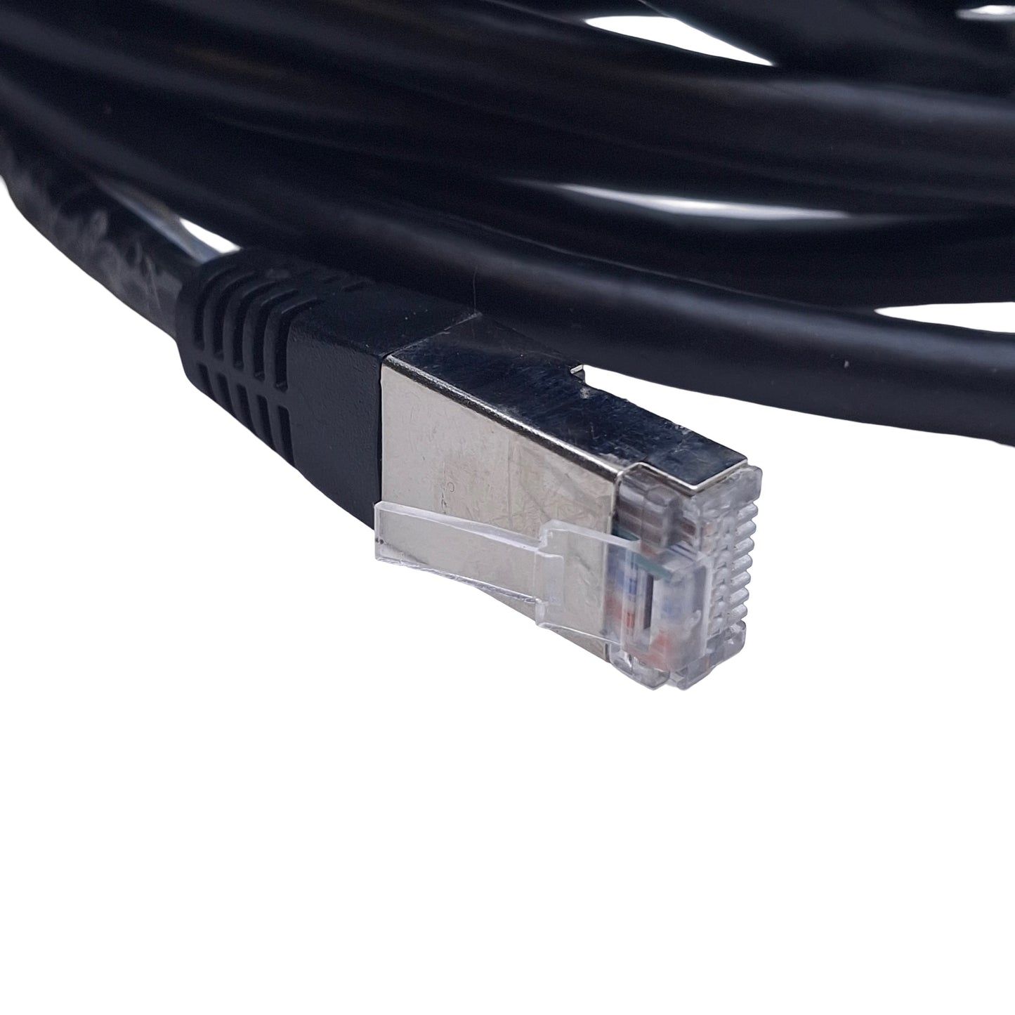 Used Cognex 300-1122-5R Dataman Barcode Reader Scanner Ethernet Cable, 5m, RJ45
