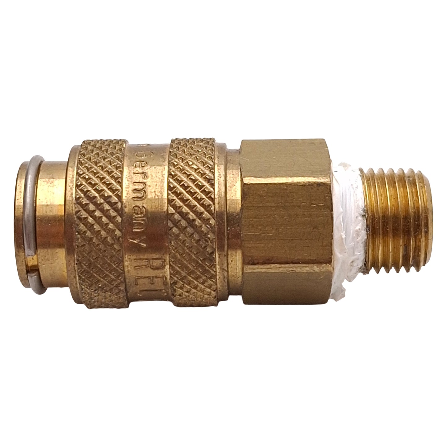 Used Lot of 5 Parker 21KAAN10MPX Rectus Type 21 Quick Coupling, Brass, 1/8in NPT Male