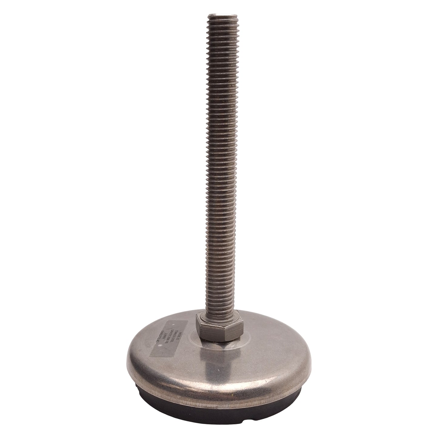 New – Open box Lot of 2 Sunnex Model 32 Stainless Steel Leveling Feet, 5/8in-11 x 6in, 2000lbs