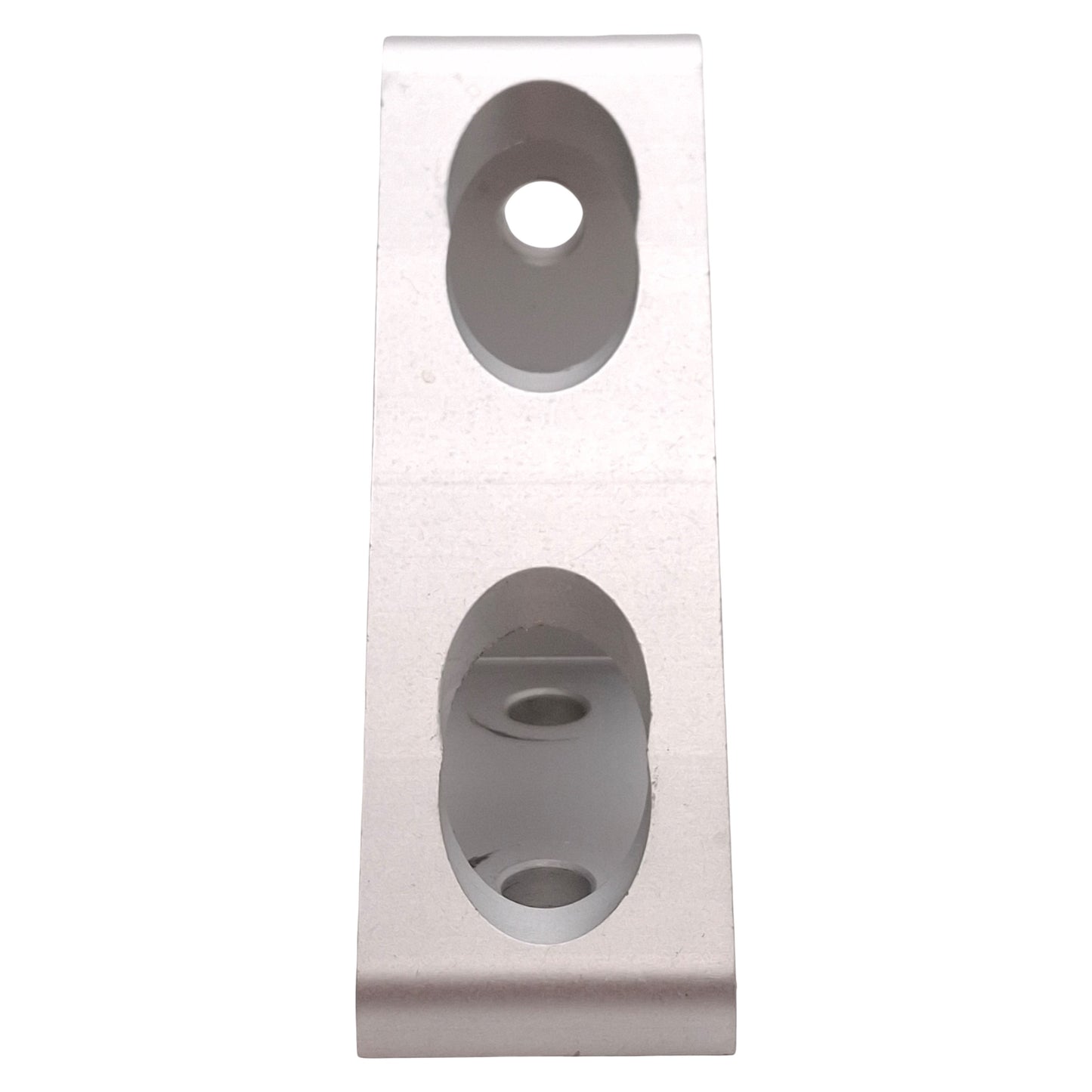 Used Lot of 4 80/20 4336 Tall Gusseted Inside Corner Bracket, 15-Series, 4-Hole