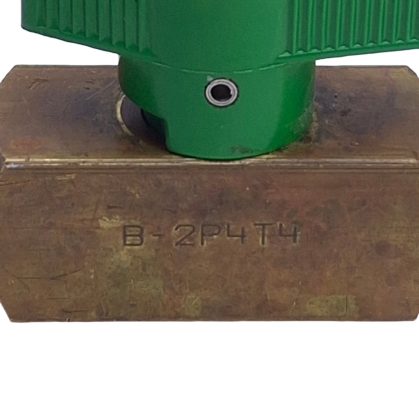 Used Nupro B-2P4T4 Straight Brass Ball Valve, 1/8" Female NPT, Quarter Turn