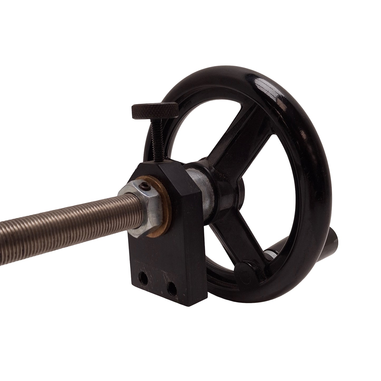 Used Handwheel Leadscrew Assembly, 480mm Length, 2mm Lead, ø19mm Screw
