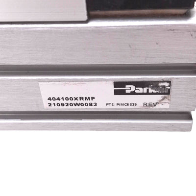 Used Parker 404100XRMP Ball Screw Linear Actuator, 100mm Stroke, NEMA 23, 1667N Max